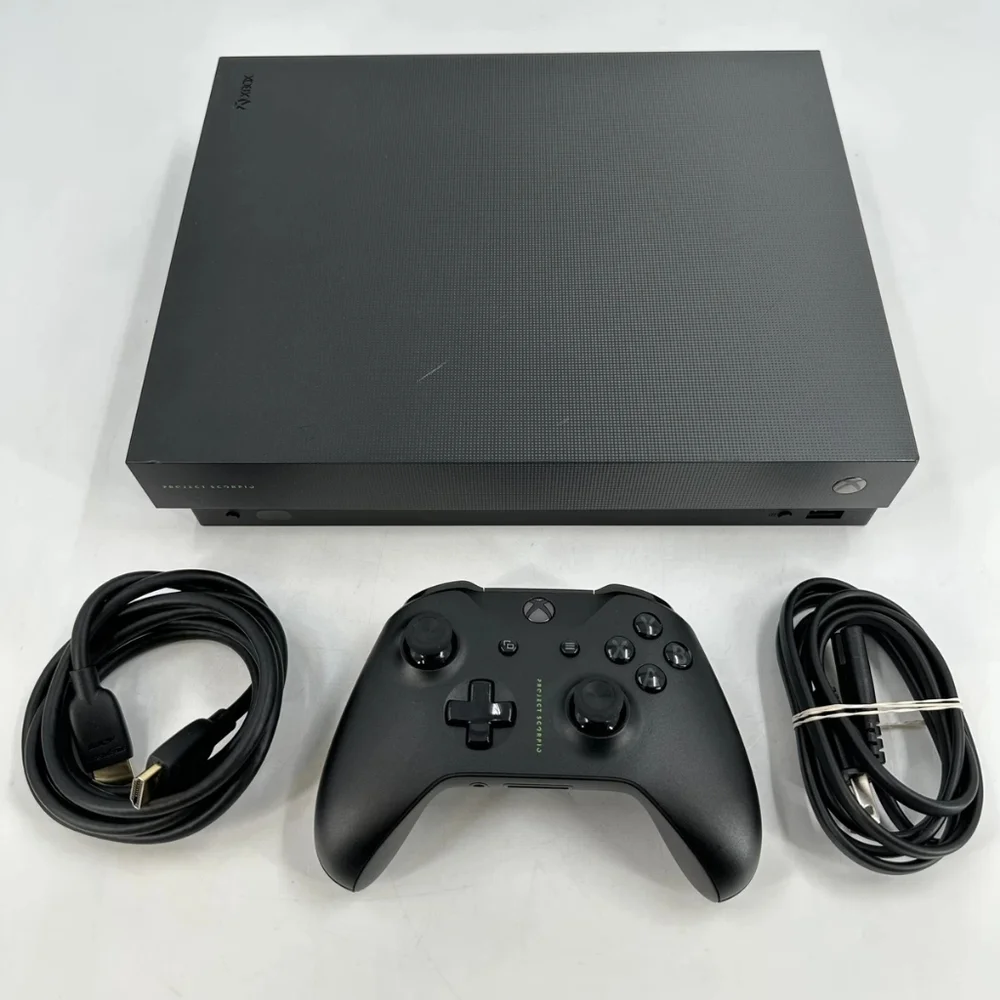 Black Gaming Console Bundle